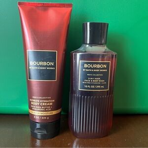Bourbon Body Cream & 3-In-1 Hair, Face & Body Wash